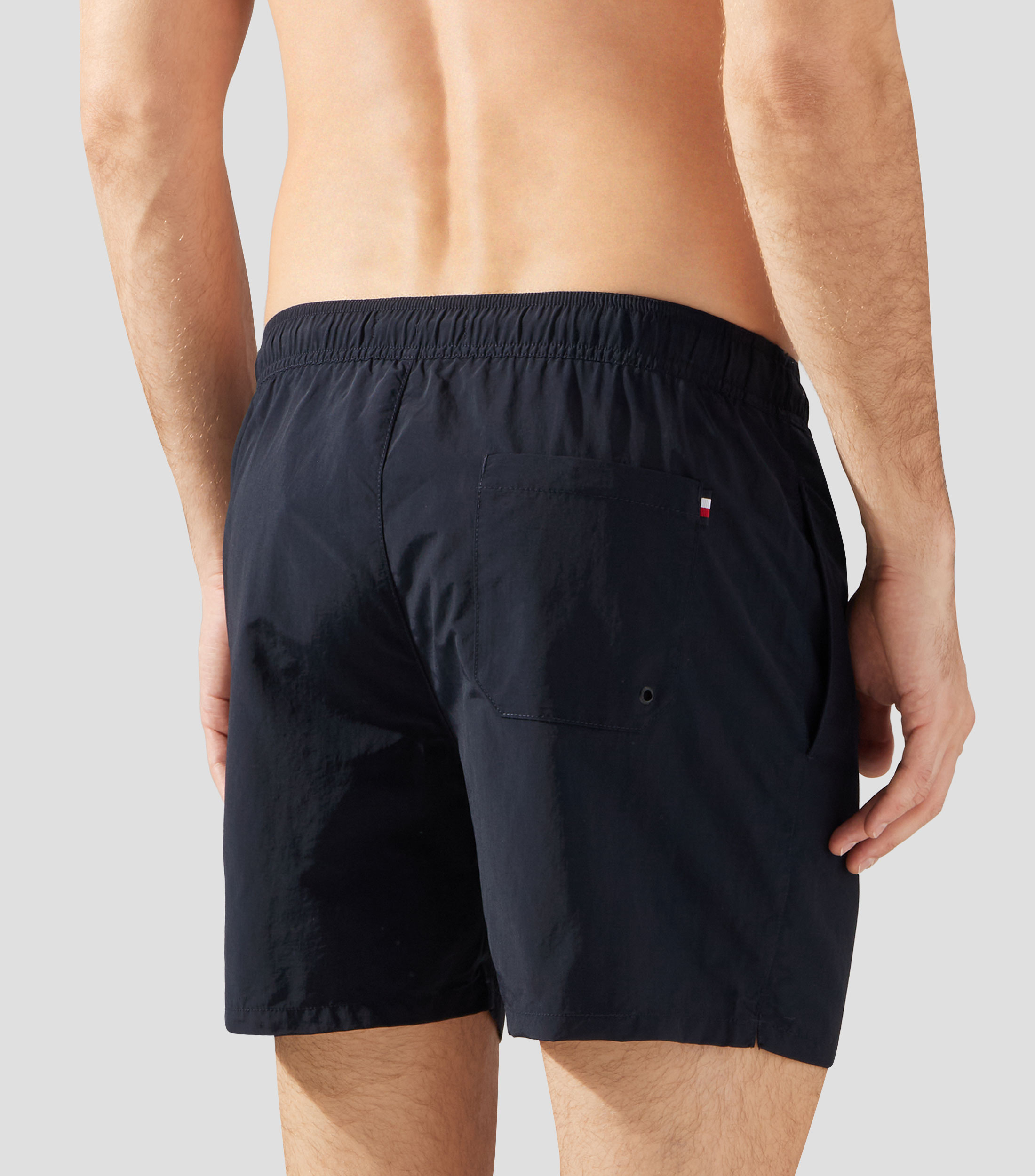 Traje de baño corto liso Hombre